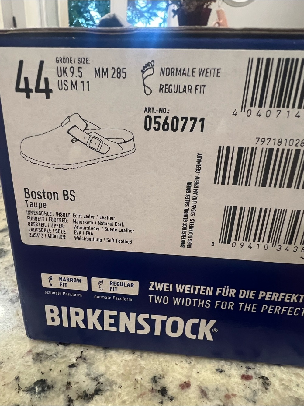 Birkenstock Boston clogs sale!! Taupe suede leather -classic - - NEW authentic - Picture 3 of 13